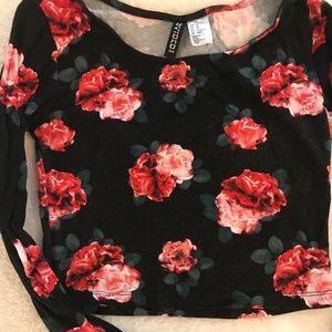 H&M Floral Ballet Top